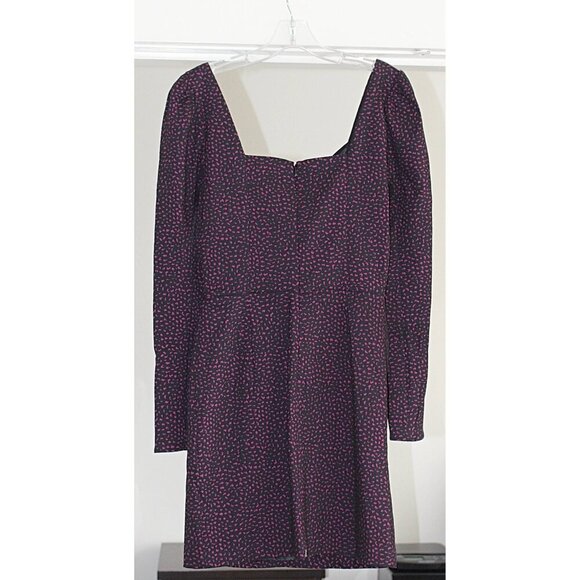 New w/Tags - Parker "Muccia" 80s-Style Sweetheart Dress, Velvet Jacquard - sz 10 - Picture 5 of 14